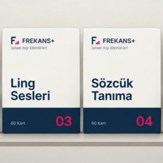 FREKANS+ İşitsel Algı Eğitim Serisi | 6 Set – 360 Kart