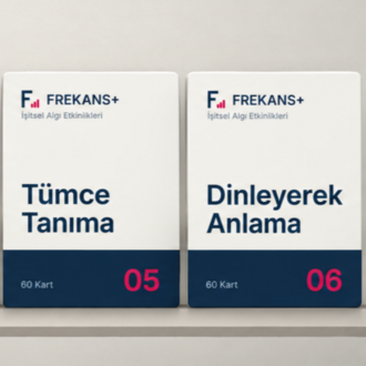 FREKANS+ İşitsel Algı Eğitim Serisi | 6 Set – 360 Kart