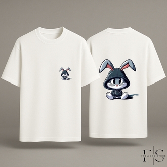 Bugs Bunny Baskılı Oversize T-Shirt