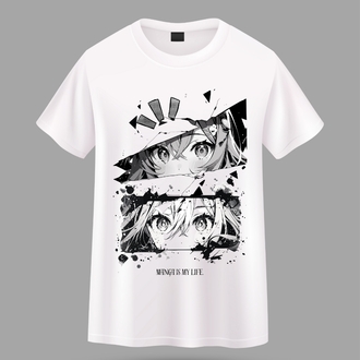 Anime Baskılı Oversize Tişört