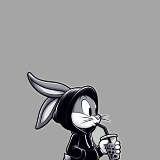 Bugs Bunny Baskılı Oversize T-Shirt