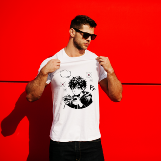 Anime Baskılı Oversize Tişört