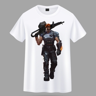 Valorant Ajan Baskılı Oversize Tişört (BRIMSTONE)