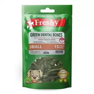 Freshy Green Dental Bones Small Köpek Ödül Kemiği 150gr  - 15li
