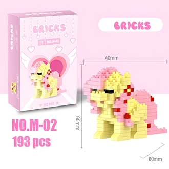 My little pony Fluttershy bricks lego