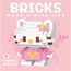 Hello Kitty Bricks Block Seti - PEMBE