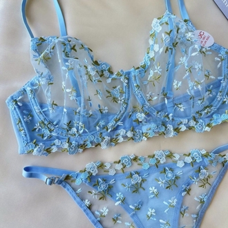 Boncuk Büyük Beden Bralet Takımı