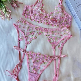 İpek Jartiyer Bralet Takımı