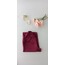 Vişne Tüylü Pijama Takımı