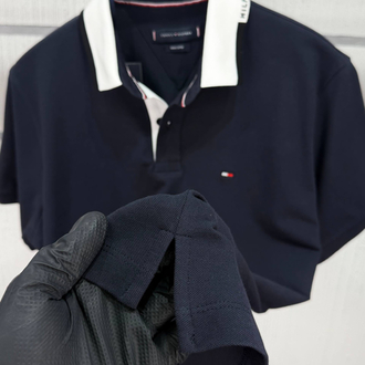 Tommy Hilfiger Erkek Regular Fit Lacivert Polo Yaka Tişört
