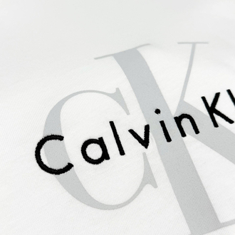CK Erkek Regular Fit Beyaz Tişört