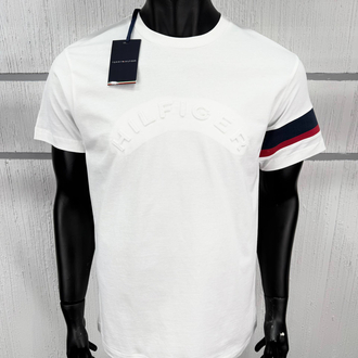 Tommy Erkek Regular Fit Beyaz Tişört
