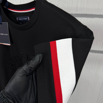 Tommy Erkek Regular Fit Siyah Tişört