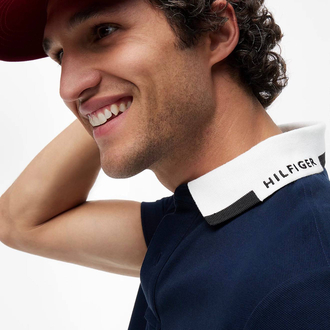 Tommy Hilfiger Erkek Regular Fit Lacivert Polo Yaka Tişört