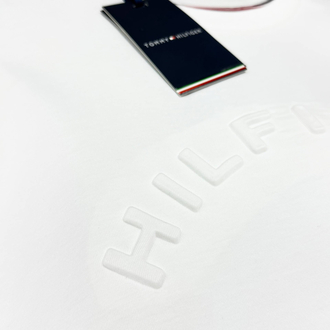 Tommy Erkek Regular Fit Beyaz Tişört