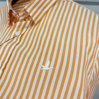 Beymen Erkek Regular Fit Oranj Keten Gömlek