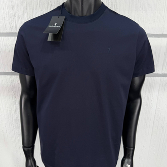 YSL Erkek Regular Fit Lacivert Tişört