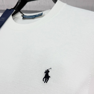 Polo Ralph Lauren Erkek Regular Fit Beyaz Triko Tişört