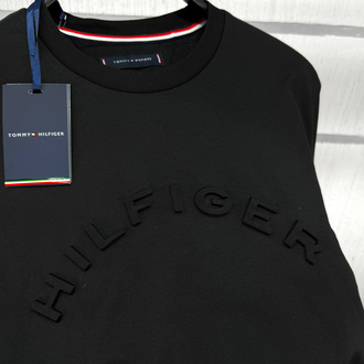 Tommy Erkek Regular Fit Siyah Tişört
