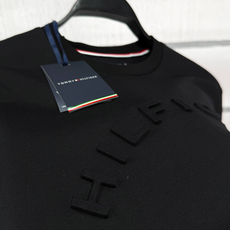 Tommy Erkek Regular Fit Siyah Tişört