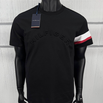 Tommy Erkek Regular Fit Siyah Tişört