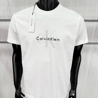 CK Erkek Regular Fit Beyaz Tişört