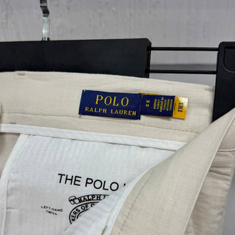 Polo Ralph Lauren Erkek Regular Fit Taş Ham Keten Pantolon