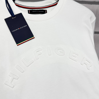 Tommy Erkek Regular Fit Beyaz Tişört