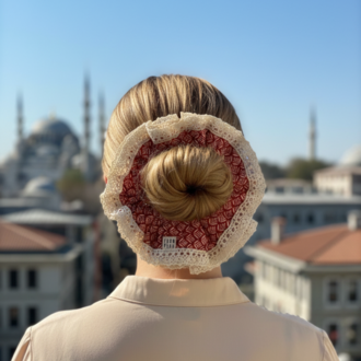 From Pera Crimson Heritage Premium Saç Tokası