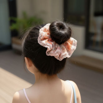 From Pera Floral Tulle Premium Saç Tokası