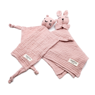 From Pera Pudra Pembe Renk %100 Pamuk 5’li Müslin Bebek Hediye Seti – Oeko-Tex® Sertifikalı