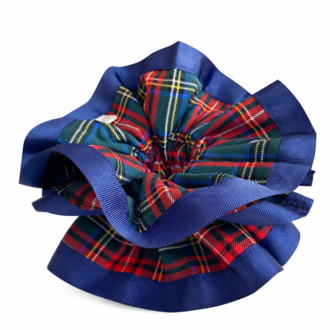 From Pera Sapphire Tartan 4 Katmanlı Premium Saç Tokası