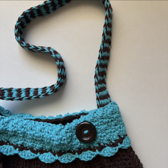 button bag by meiscrochet