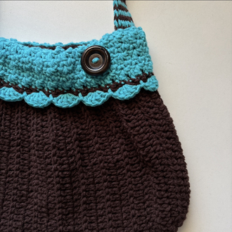 button bag by meiscrochet