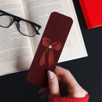 Fiyonk Desenli Kitap Ayracı