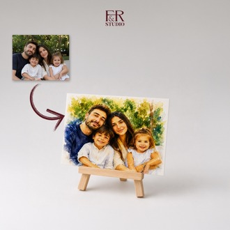 Suluboya Fotoğraf Baskısı