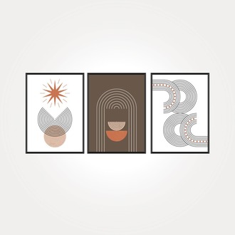 Modern Bohem– Çerçeveli Poster Seti