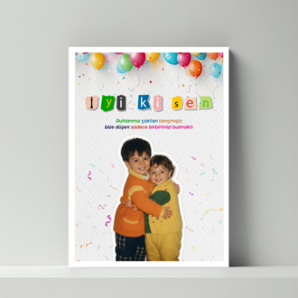 Çerçeveli Çocukluk Fotoğrafınız