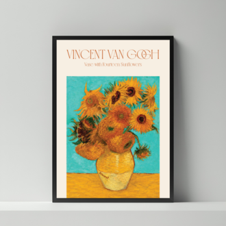 Van Gogh Serisi- Posterli Çerçeve