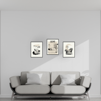 Home Koleksiyonu – Çerçeveli Poster Seti
