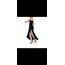 *Black Sequin Open Back Midi Dress*