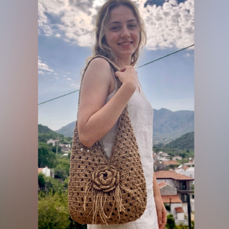 Tasarım Kağıt İp File Çanta