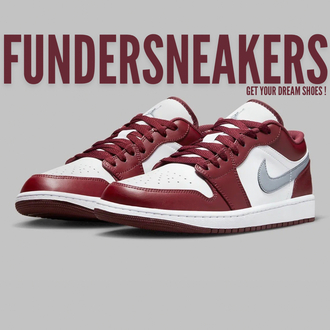 Nike Air Jordan 1 Low White “Bordeaux”
