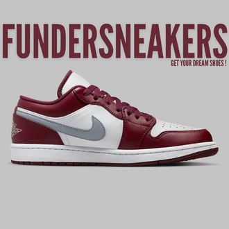 Nike Air Jordan 1 Low White “Bordeaux”