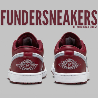 Nike Air Jordan 1 Low White “Bordeaux”