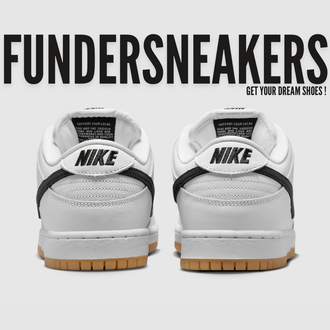 Nike SB Outfits Its Latest Dunk Low “White/Black” With Gum Bottoms