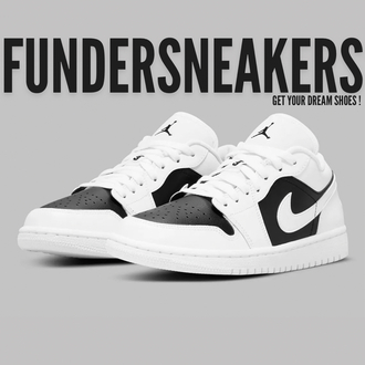 Air Jordan 1 Low White Black