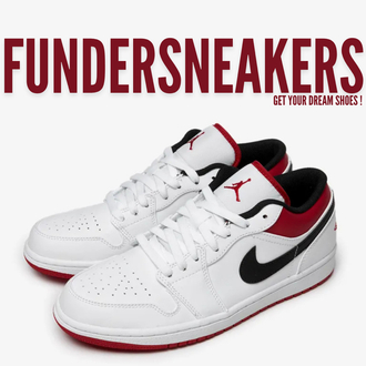 Air Jordan 1 Low 'White University Red'