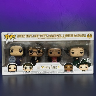Funko Pop: Harry Potter - 4-Pack: Snape, Harry, Parvati & McGonagall (Special Edition)