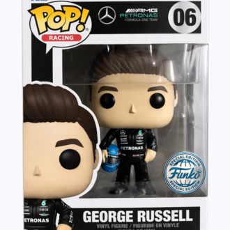 Funko Pop Racing: George Russell #06 – Mercedes AMG Petronas